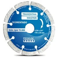 Disco Diamantado Segmentado 4.3/8" Tramontina MASTER Premium