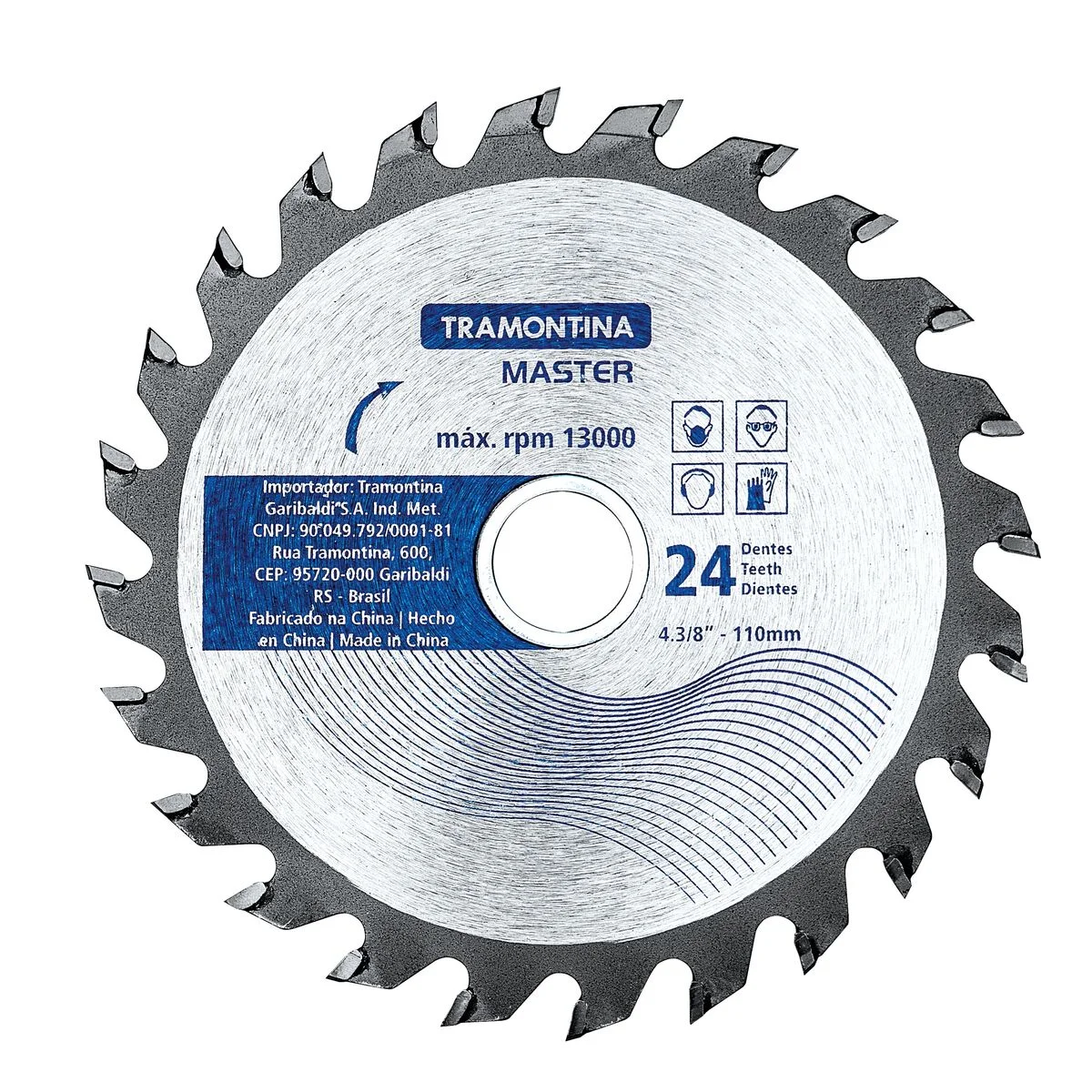 Disco de Corte para Madeira 4.3/8'''' Tramontina MASTER