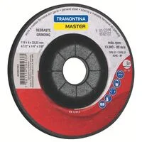 Disco de Desbaste 4.1/2" Tramontina MASTER para Aços e Metais