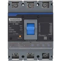 Disjuntor Caixa Moldada Ajustável Tramontina TDM-1000SE 3P 630/1000A 75kA