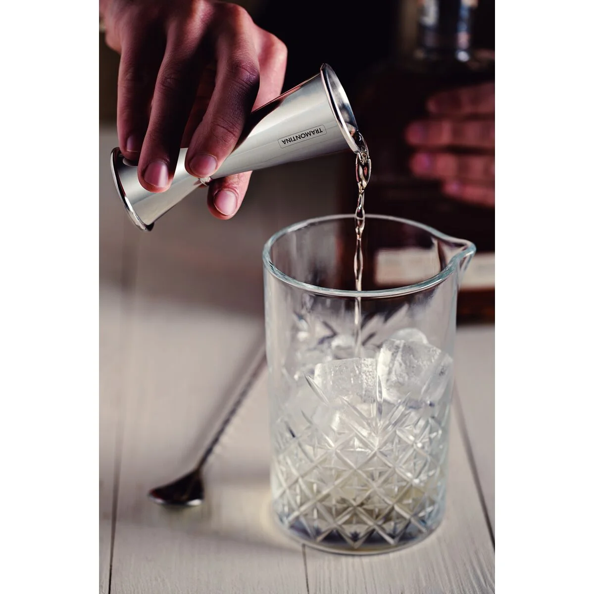 Dosador Tramontina Duplo para Bebidas em Aço Inox 25 e 50 ml