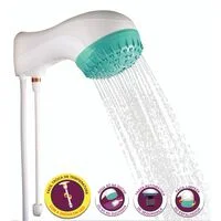 Ducha Eletrônica Tramontina 6500 W 220 V Branca e Verde