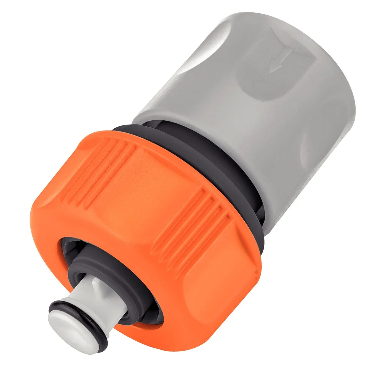 Engate Rápido com Aquastop Tramontina em Plástico para Mangueira 5/8" e 3/4"
