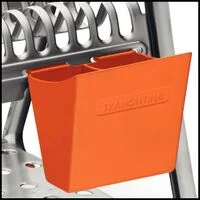 Escorredor de Louça Tramontina Plurale em Aço Inox com Porta Talheres Laranja