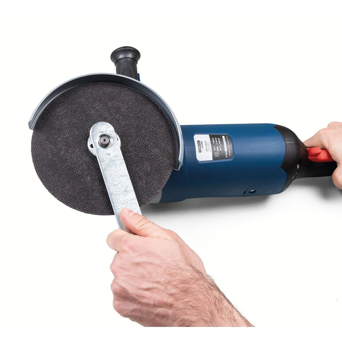 Esmerilhadeira Angular Elétrica 2400 W 7" 127 V Tramontina MASTER para Uso Profissional