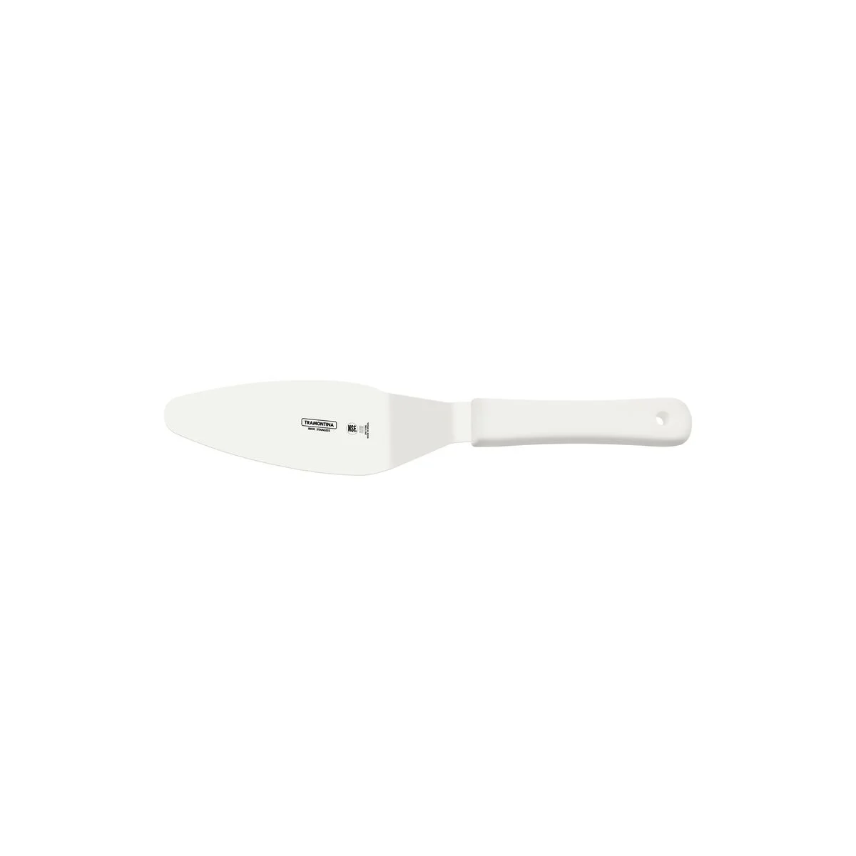 Espátula para Bolo Tramontina Profissional Master com Lâmina em Aço Inox e Cabo de Polipropileno Branco 6" x 2 1/4"