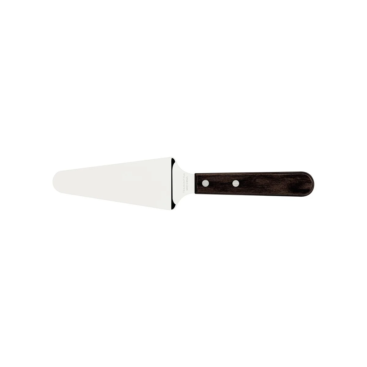 Espátula para Bolo Tramontina com Lâmina em Aço Inox e Cabo em Madeira Tratada Polywood Castanho 5"