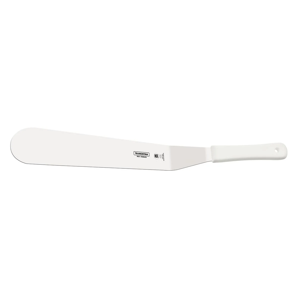 Espátula para Confeiteiro Tramontina Profissional Master com Lâmina de Aço Inox e Cabo em Polipropileno Branco 12"
