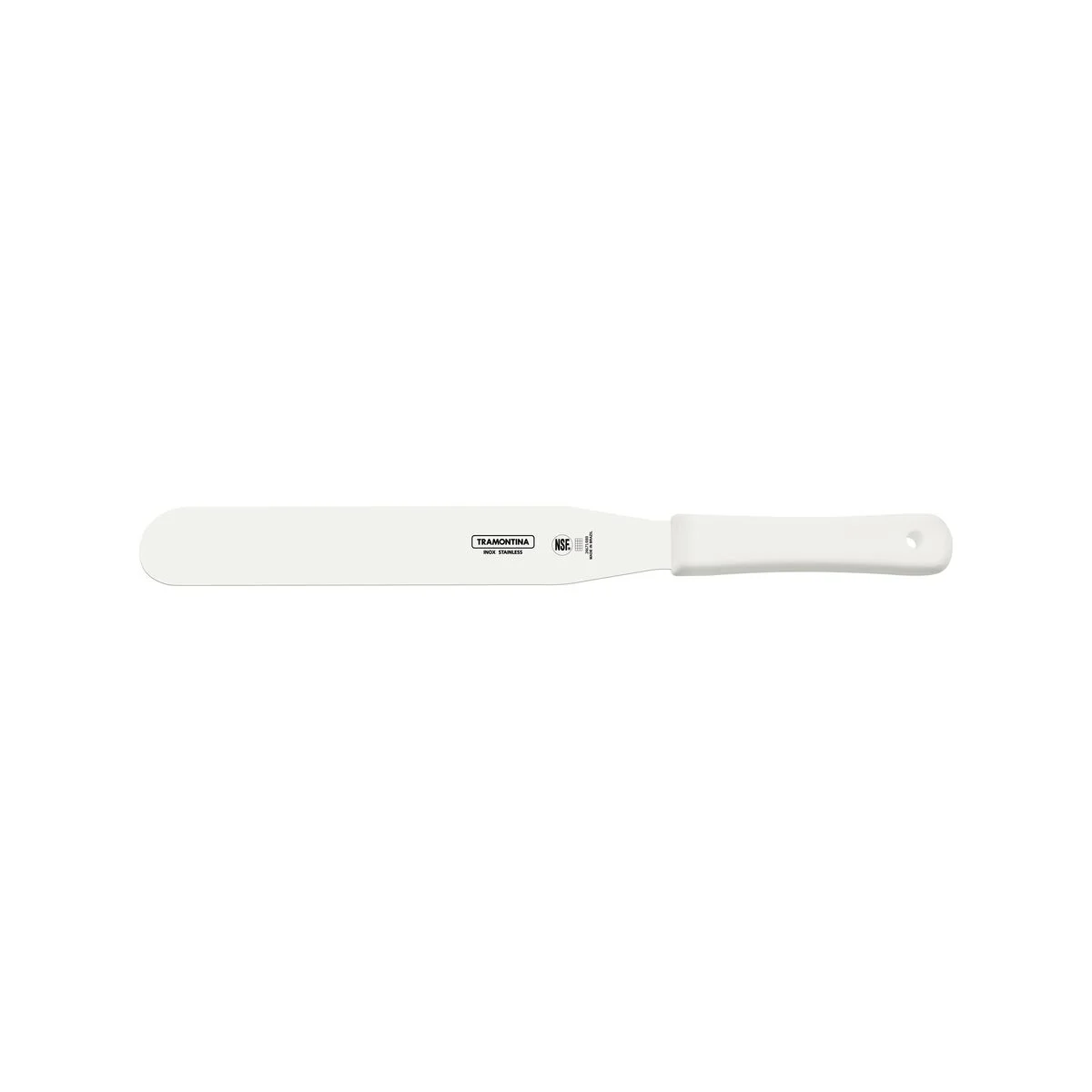Espátula para Confeiteiro Tramontina Profissional Master com Lâmina em Aço Inox e Cabo de Polipropileno Branco 10"