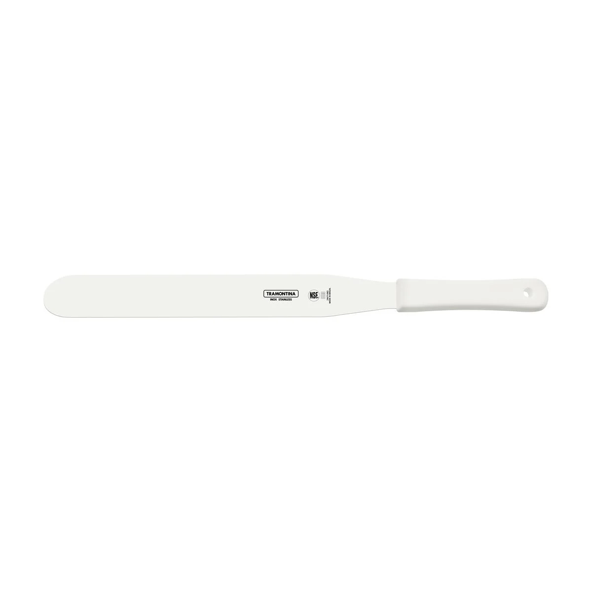 Espátula para Confeiteiro Tramontina Profissional Master com Lâmina em Aço Inox e Cabo de Polipropileno Branco 12"