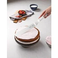 Espátula para Confeiteiro Tramontina Profissional Master com Lâmina em Aço Inox e Cabo de Polipropileno Branco 12"