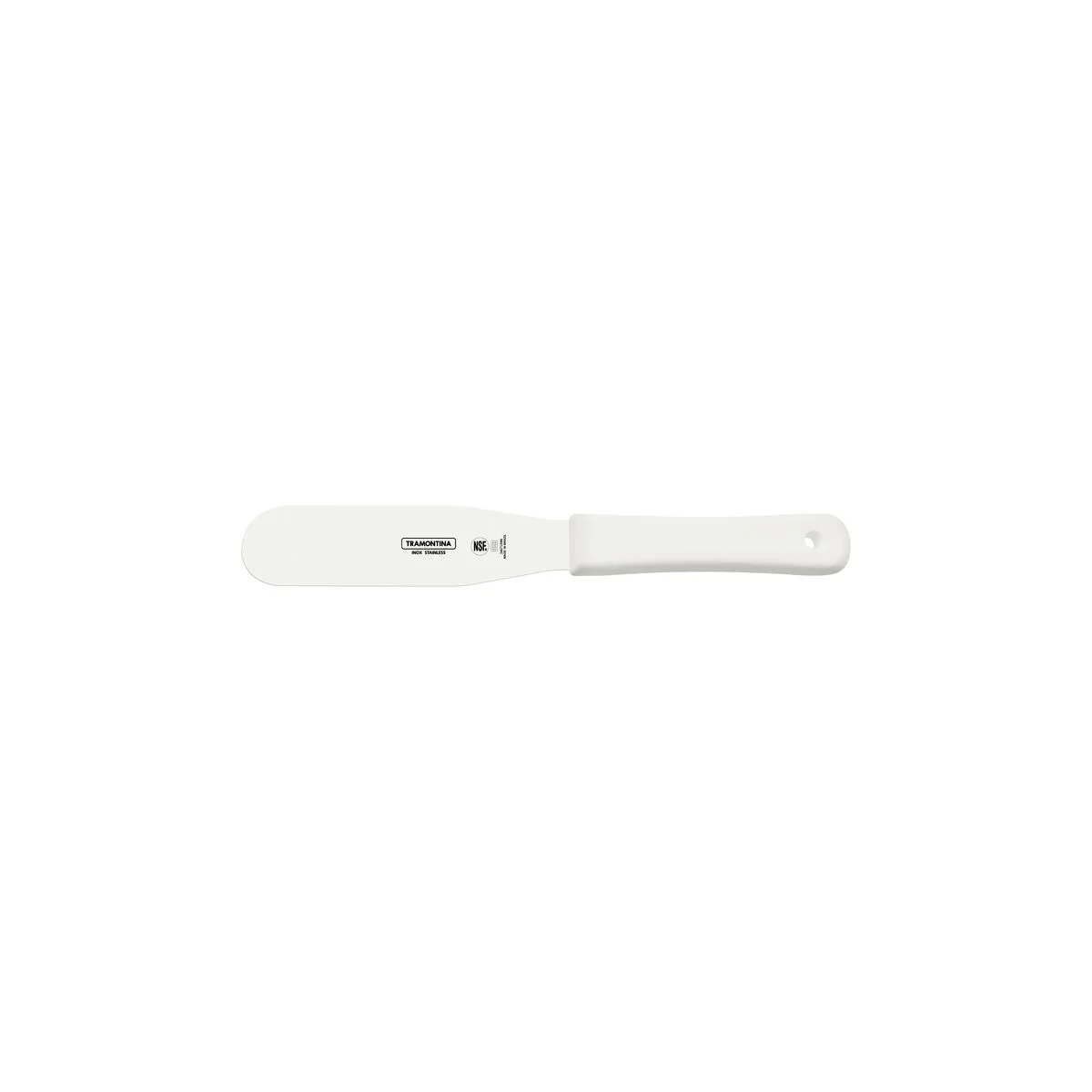 Espátula para Confeiteiro Tramontina Profissional Master com Lâmina em Aço Inox e Cabo de Polipropileno Branco 6"
