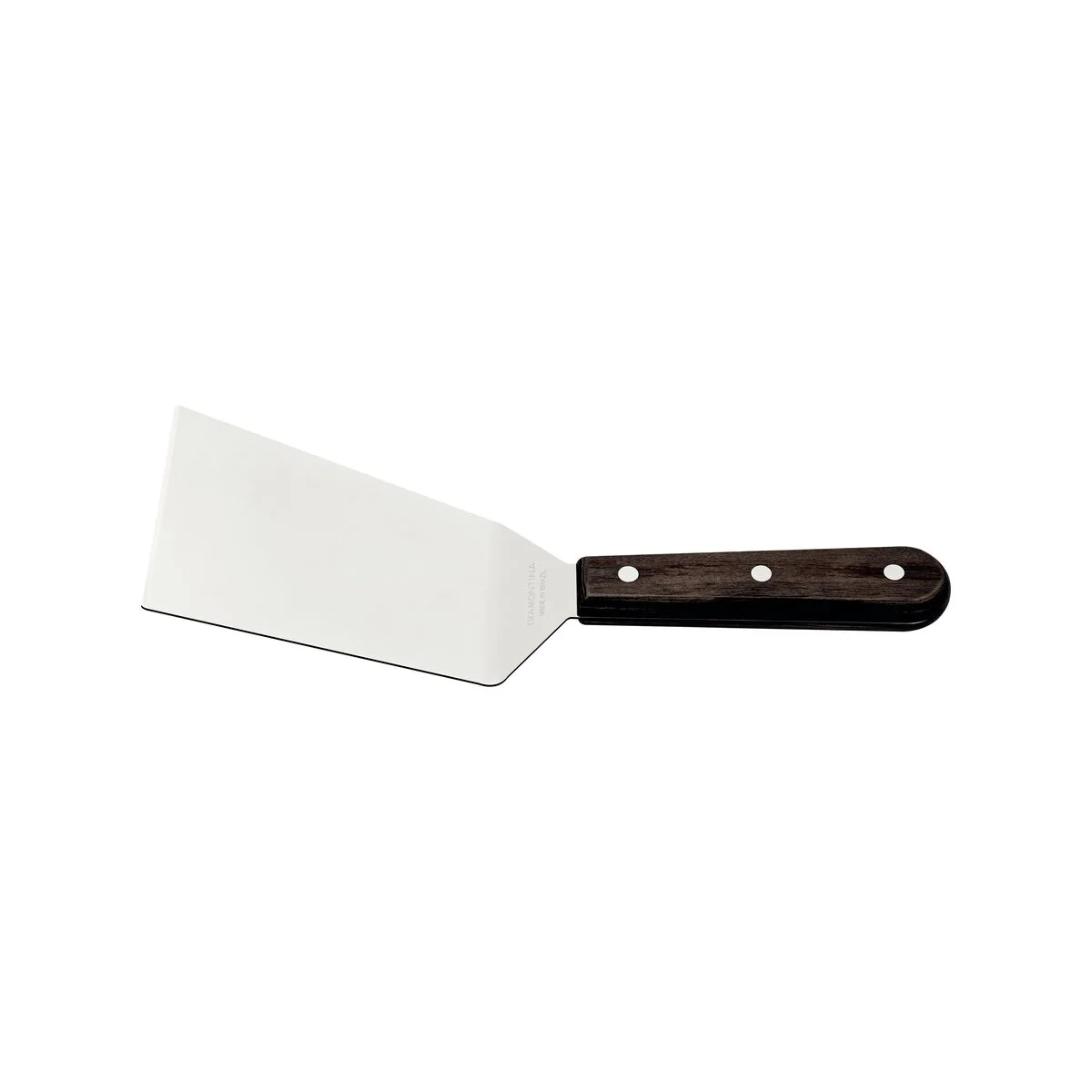 Espátula para Fritura Tramontina com Lâmina em Aço Inox e Cabo em Madeira Tratada Polywood Castanho 5"