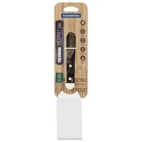 Espátula para Fritura Tramontina com Lâmina em Aço Inox e Cabo em Madeira Tratada Polywood Castanho 4"