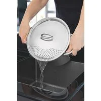 Espagueteira Tramontina Solar em Aço Inox Fundo Triplo com Tampa e Alças 24 cm 7,7 L