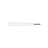 Espeto Duplo para Churrasco Tramontina com Lâmina em Aço Inox e Cabo de Madeira 65 cm