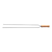 Espeto Duplo para Churrasco Tramontina com Lâmina em Aço Inox e Cabo de Madeira 95 cm
