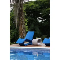 Espreguiçadeira Chaise Tramontina Octo ECO em Polietileno I''m Green Mariner Com Furo