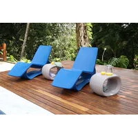 Espreguiçadeira Chaise Tramontina Octo ECO em Polietileno I''m Green Mariner Com Furo