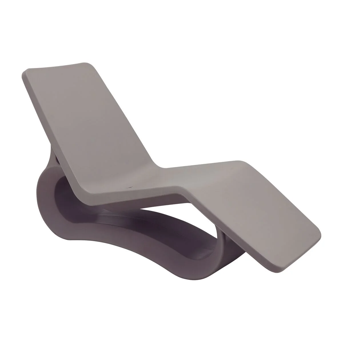 Espreguiçadeira Chaise Tramontina Octo em Polietileno Concreto Com Furo
