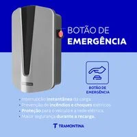 Estação de Recarga para Veículos Elétricos 22 kW Tramontina