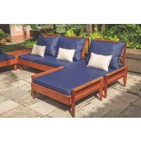 Estofado para Chaise Tramontina Mood em Tecido Impermeável Oliva, Estampado e Mate