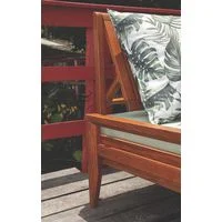 Estofado para Chaise Tramontina Mood em Tecido Impermeável Oliva, Estampado e Mate