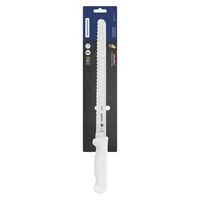 Faca Bolo/Pão Tramontina Profissional Master com Lâmina de Aço Inox e Cabo em Polipropileno Branco 12"