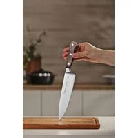 Faca Chef Tramontina Century Wood com Lâmina em Aço Inox e Cabo de Madeira Tratada Castanho 8"