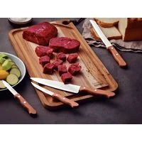 Faca Chef Tramontina Dynamic com Lâmina em Aço Inox e Cabo de Madeira Natural 8"