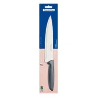 Faca Chef Tramontina Plenus com Lâmina em Aço Inox e Cabo de Polipropileno Cinza 8"