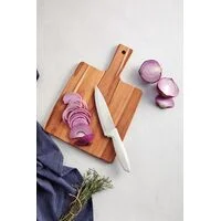 Faca Chef Tramontina Plenus com Lâmina em Aço Inox e Cabo de Polipropileno Off White 6"