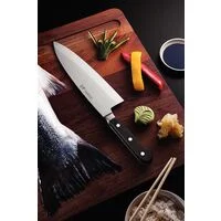 Faca Deba Tramontina Sushi Gold com Lâmina em Aço Inox e Cabo de Policarbonato com Fibra de Vidro 8"