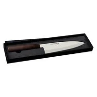 Faca Deba Tramontina Sushi Silver com Lâmina em Aço Inox e Cabo de Nylon 8"