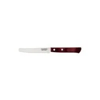 Faca Multiuso Tramontina com Lâmina em Aço Inox e Cabo em Madeira Tratada Polywood Vermelho 5"