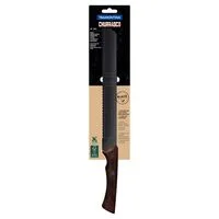 Faca Serrilhada Tramontina Churrasco Black com Lâmina em Aço Inox Escurecido e Cabo de Madeira 10"