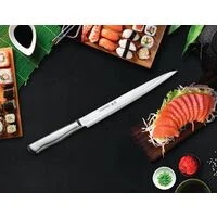 Faca Yanagiba Tramontina Sushi Diamond com Lâmina e Cabo em Aço Inox 9"