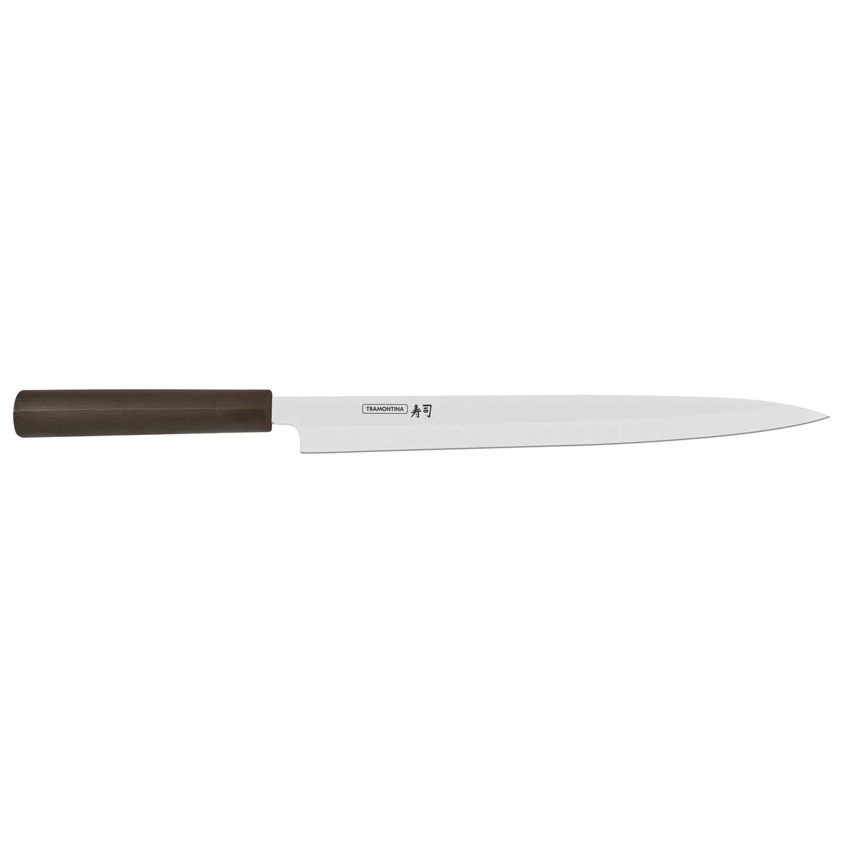Faca Yanagiba Tramontina Sushi Silver com Lâmina em Aço Inox e Cabo de Nylon 13"