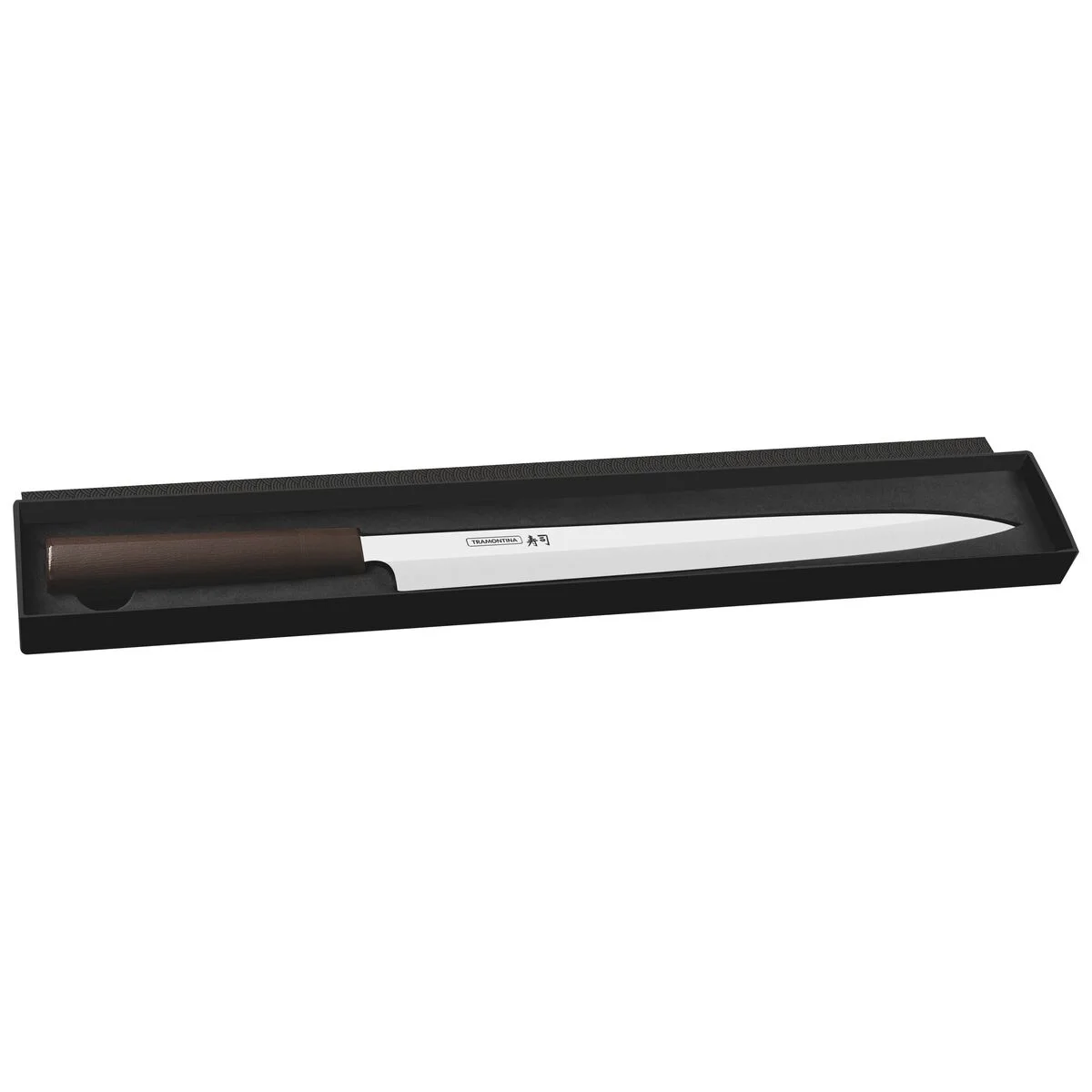 Faca Yanagiba Tramontina Sushi Silver com Lâmina em Aço Inox e Cabo de Nylon 13"