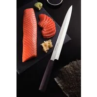 Faca Yanagiba Tramontina Sushi Silver com Lâmina em Aço Inox e Cabo de Nylon 13"