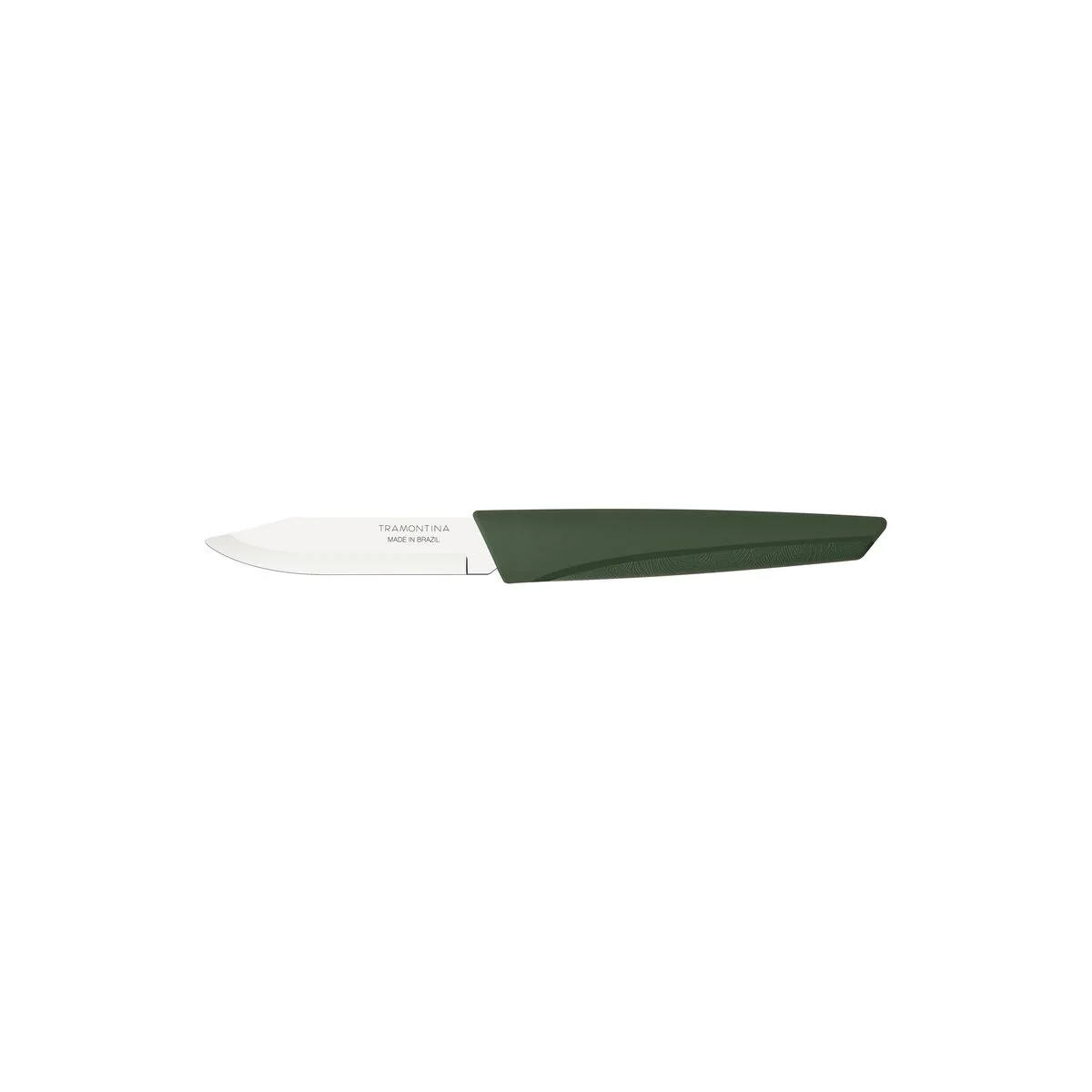 Faca de Legumes e Frutas Tramontina LYF com Lâmina em Aço Inox e Cabo de Polipropileno PCR Verde Natureza 3"
