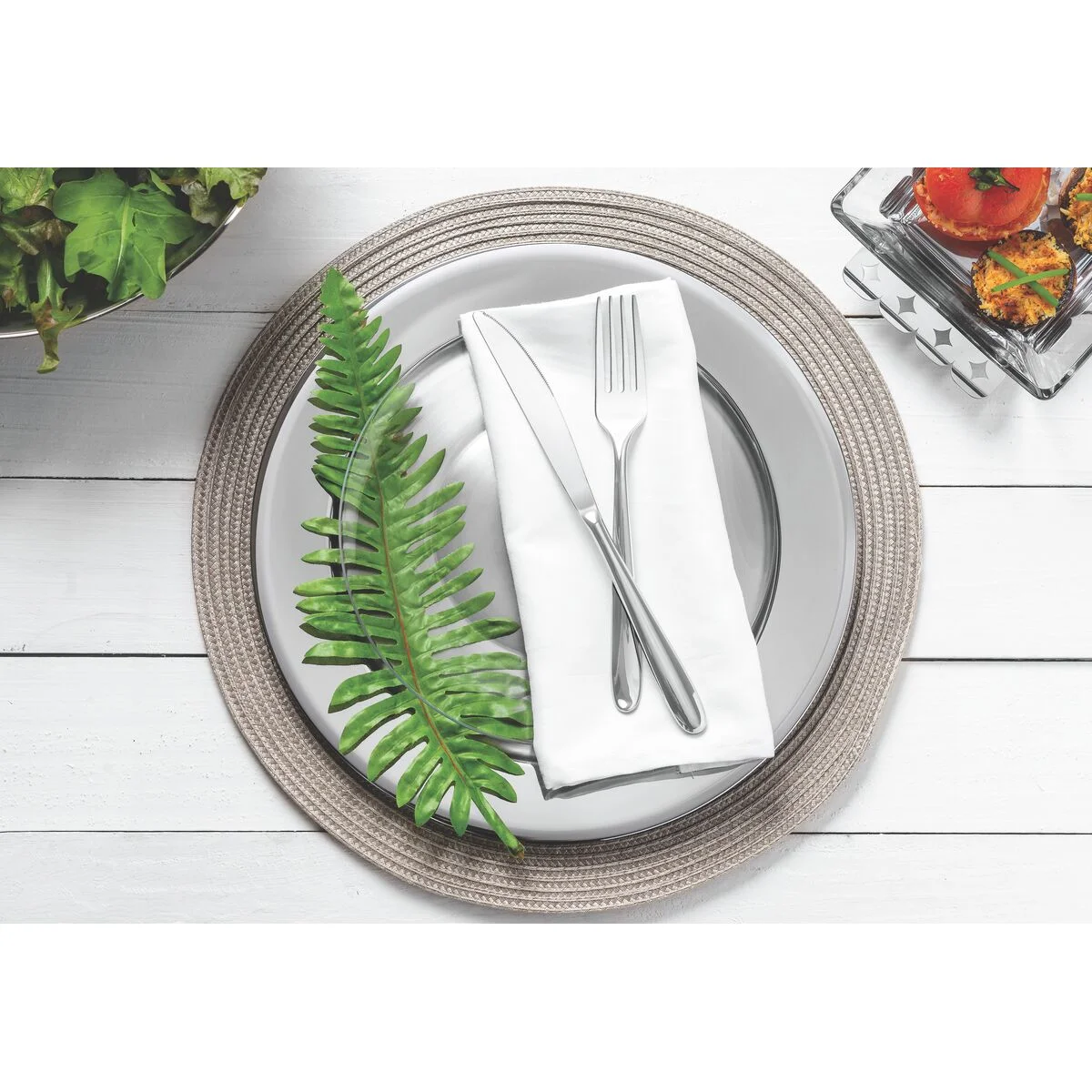 Faca de Mesa Tramontina Cannes Forjada em Aço Inox com Acabamento Alto Brilho