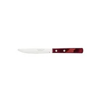 Faca de Mesa Tramontina com Lâmina em Aço Inox e Cabo em Madeira Tratada Polywood Vermelho 4"