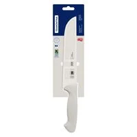 Faca para Carne Tramontina Premium com Lâmina de Aço Inox e Cabo de Polipropileno Branco 8"