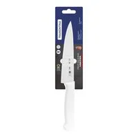 Faca para Carne Tramontina Profissional Master com Lâmina de Aço Inox e Cabo de Polipropileno Branco com Proteção Antimicrobiana 6"