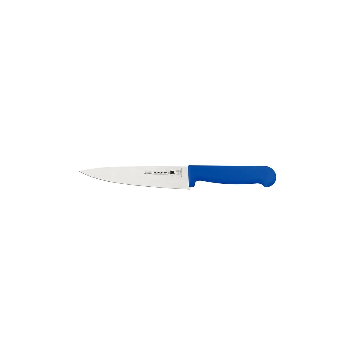 Faca para Carne Tramontina Profissional Master com Lâmina em Aço Inox e Cabo de Polipropileno Azul 6"