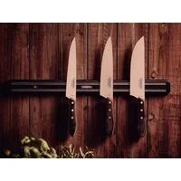 Faca para Carne Tramontina com Lâmina em Aço Inox e Cabo de Madeira Tratada Polywood Castanho 8"