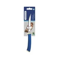 Faca para Churrasco Tramontina Felice com Lâmina em Aço Inox com Fio Microsserrilhado e Cabo de Polipropileno Azul 5"
