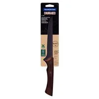 Faca para Desossar Tramontina Churrasco Black com Lâmina em Aço Inox Escurecido e Cabo de Madeira 6"