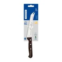 Faca para Queijo Tramontina Polywood com Lâmina em Aço Inox e Cabo de Madeira Tratada Castanho 6"